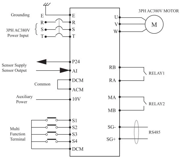 VFD Wiring Diagram 1