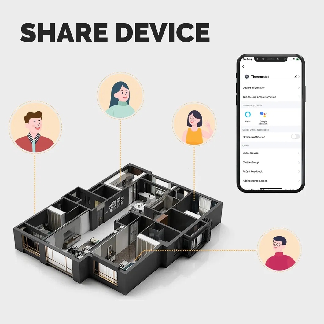 Smart Thermostat App Control