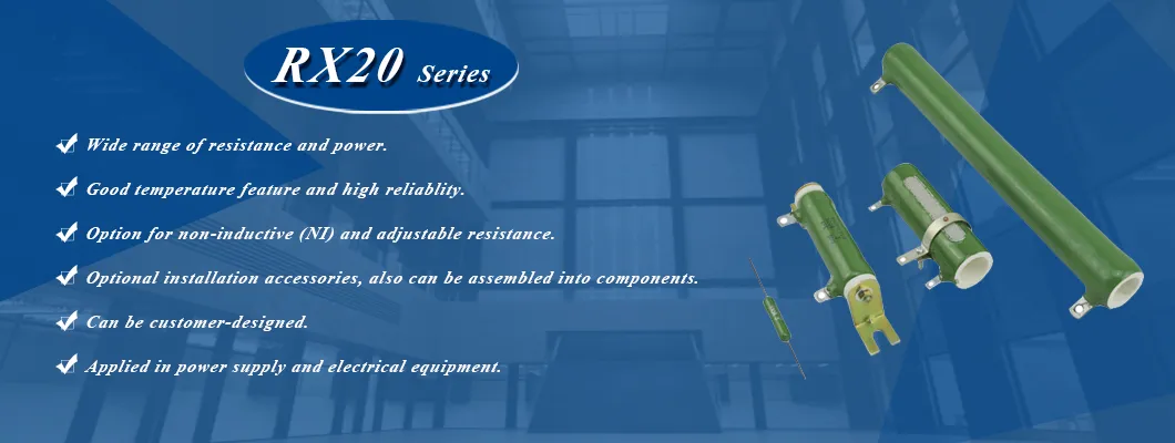 Glass Enameled Wirewound Variable Power Resistor Banner