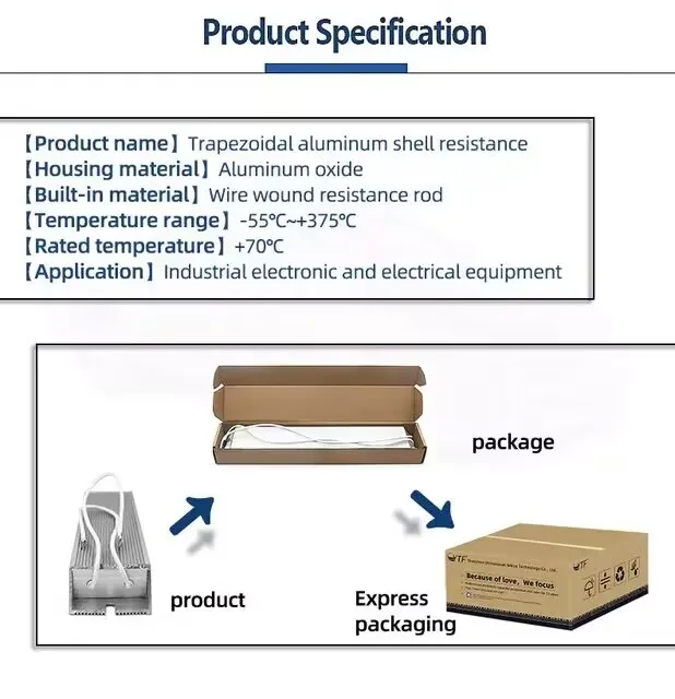 High Power 400W Aluminum Braking Resistor 4