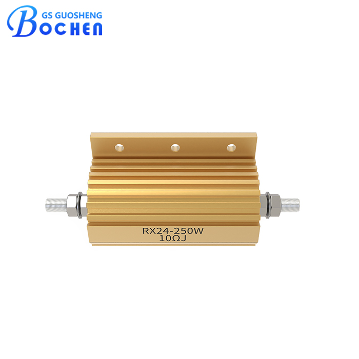 Aluminum Braking Wirewound Resistor Resistance Rx24 100W12rj Braking Resistor VFD