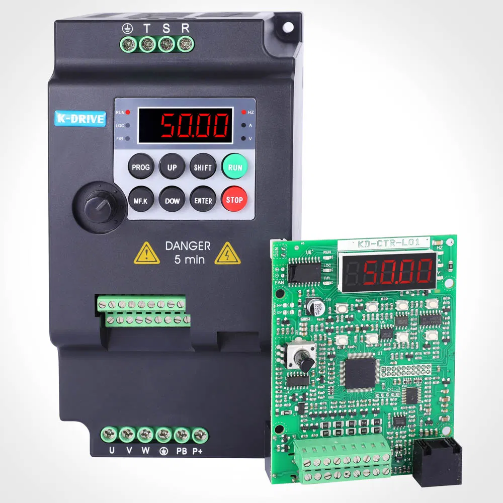Low Voltage Vector Controller Variable AC Frequency Power Pump Motor Inverter Drives VFD