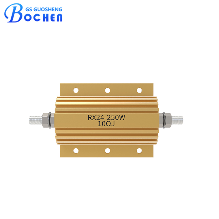 Aluminum Braking Wirewound Resistor Resistance Rx24 100W12rj Braking Resistor VFD