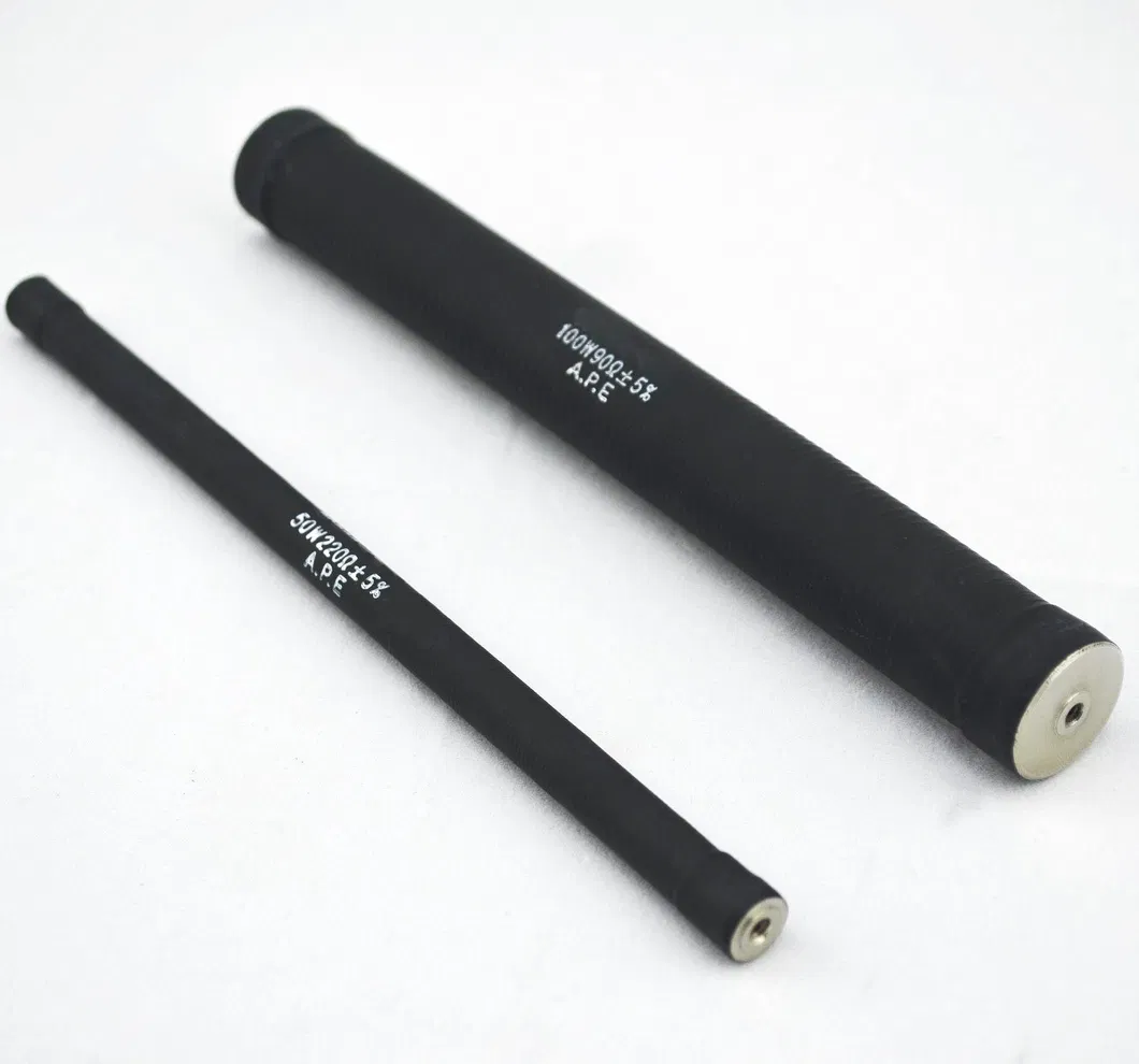 Silicone coated wire-wound resistor