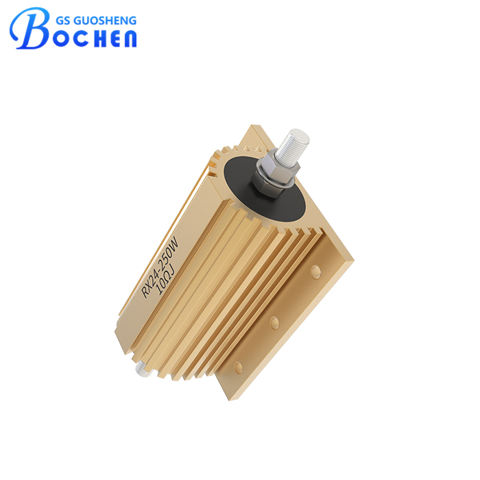 Aluminum Braking Wirewound Resistor Resistance Rx24 100W12rj Braking Resistor VFD