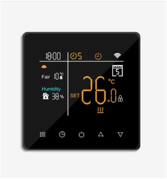 APP Controls WiFi with LCD Display. Intelligent and Innovative Room Temperature Controller.