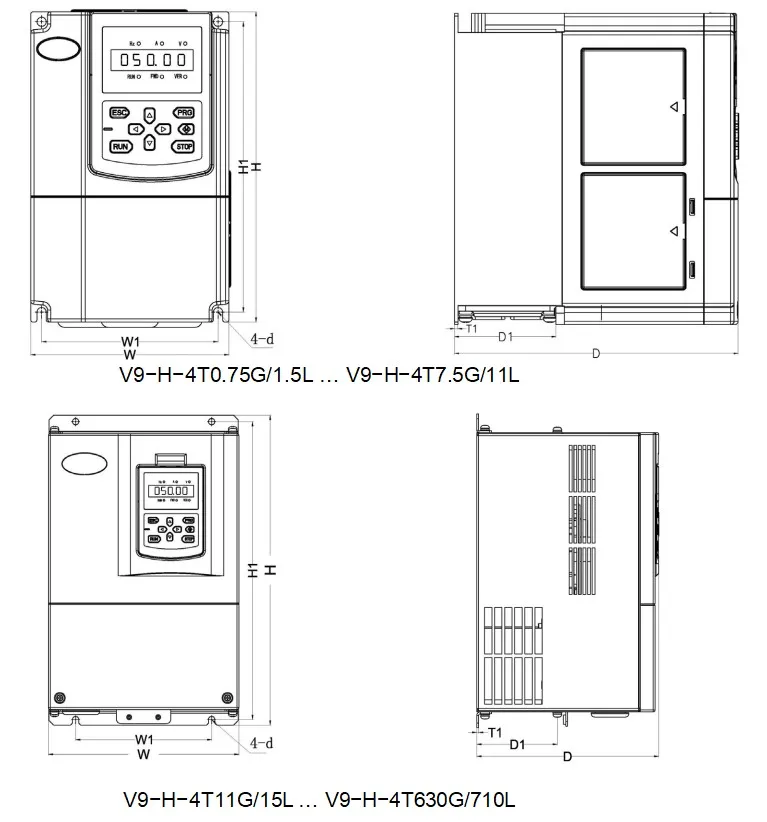 Dimensions Diagram