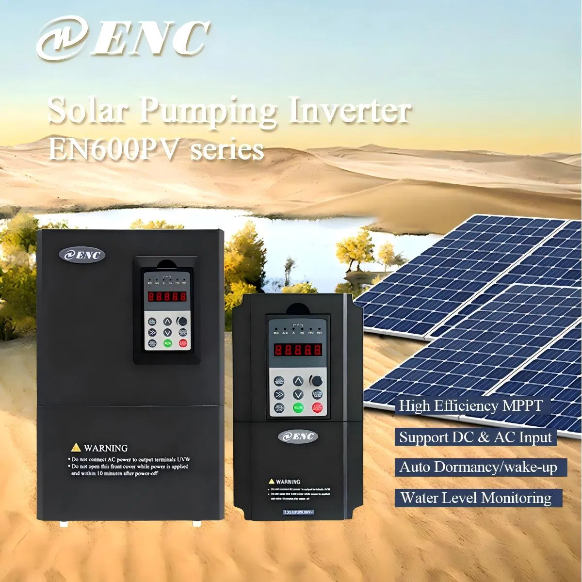 Top 10 Brand Enc En600PV 7.5kw 10HP 380V AC DC Input Solar Water Pump VFD Inverter