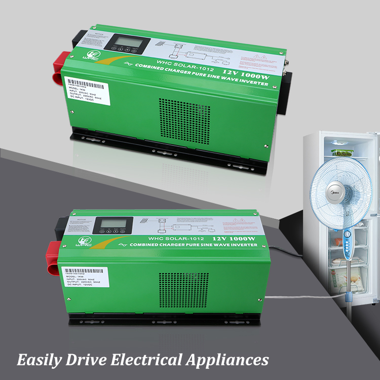 Whc Solar Product Single Phase DC/AC UPS Solar Pump off Grid Grid Tie Home Power Solar Hybrid Power Inverter