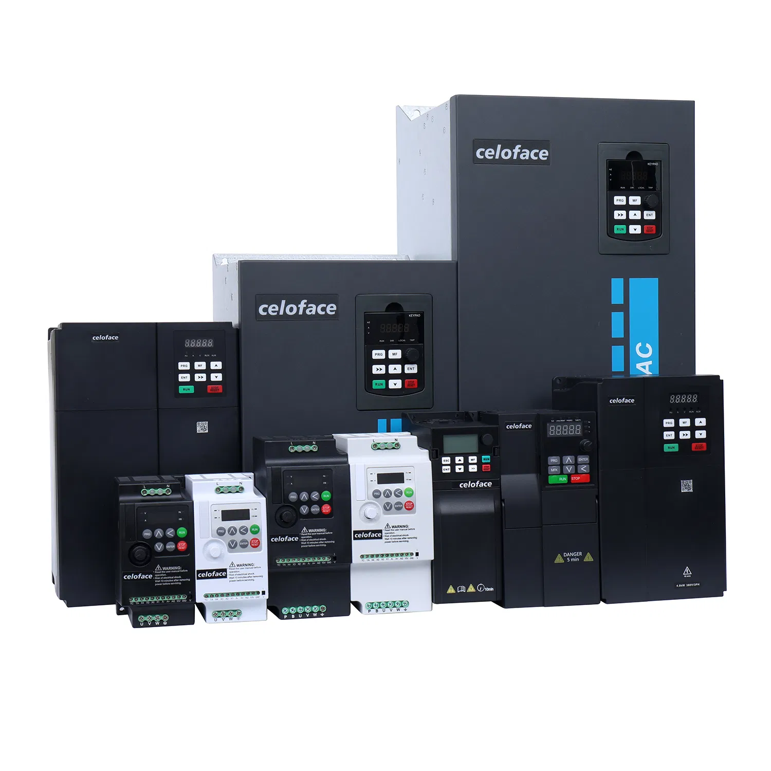 Single Phase to Three Phase Inverter VFD AC Motor for Air Compressors