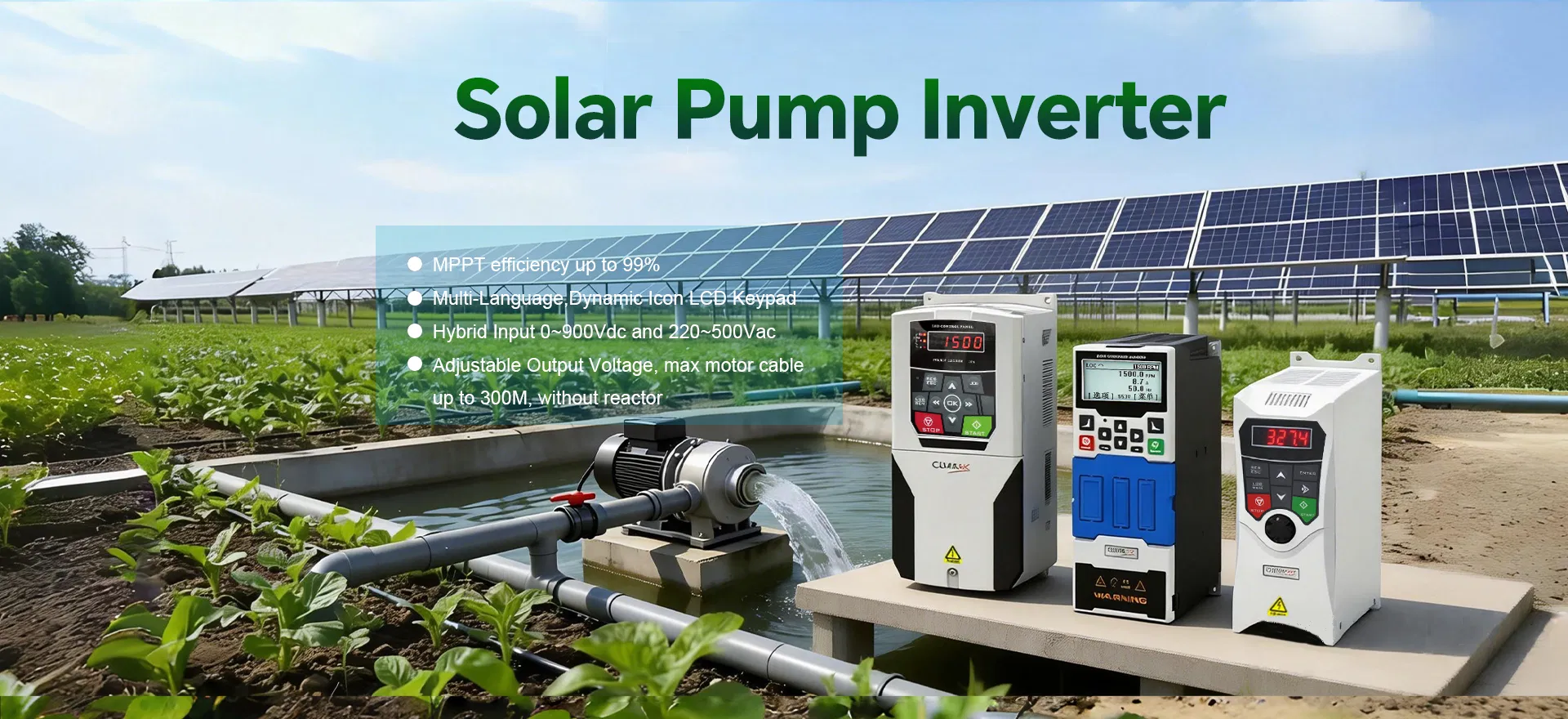 Solar Water Pump Inverter Banner