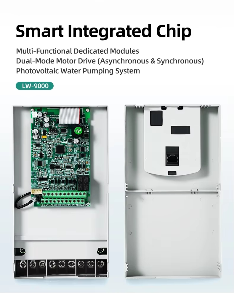 Intelligent Water Supply Inverter Solar Water Pumping System VFD Weather-Resistant, Agricultural Irrigation