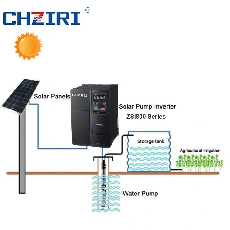 Low Cost 90kw Solar VFD DC to AC Input for Water Pumping and Irrigation