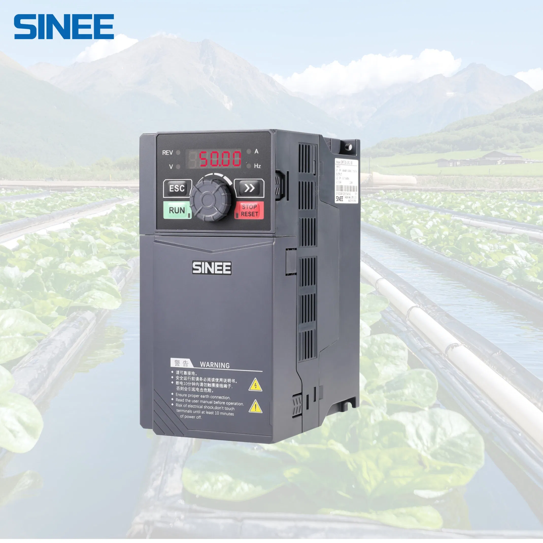 Solar Pump Inverter VFD Supporting Solar and Grid Power 1 Phase/3 Phase 220V/380V DC to AC 0.4-110kw