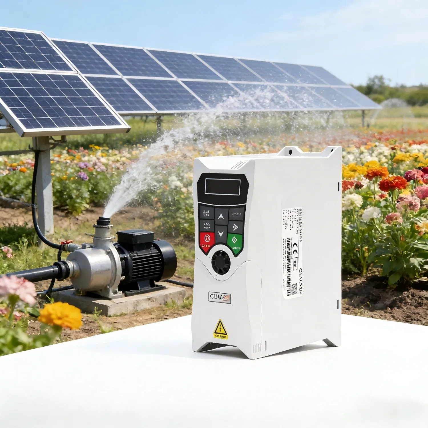 Factory High Performance 0.75kw 1.5kw 2.2kw Single Phase Mini Inverter DC AC Solar Water Pump Inverter