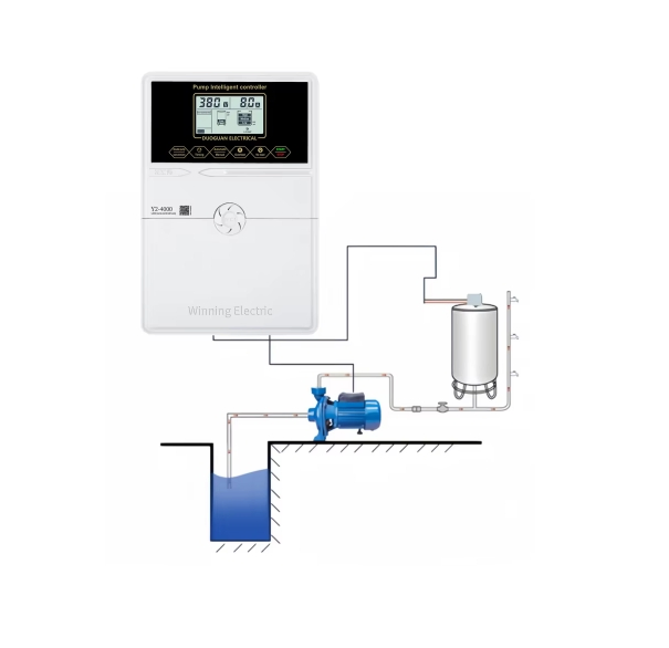 Low Price AC220-380V Protection Booster Remote Centrifugal Panel Pump Control Box