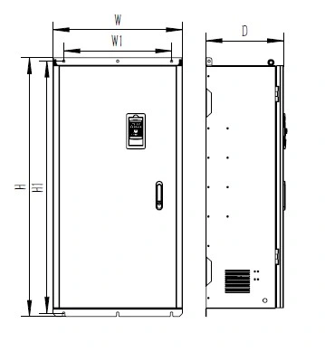 Low Cost 90kw Solar VFD DC to AC Input for Water Pumping and Irrigation