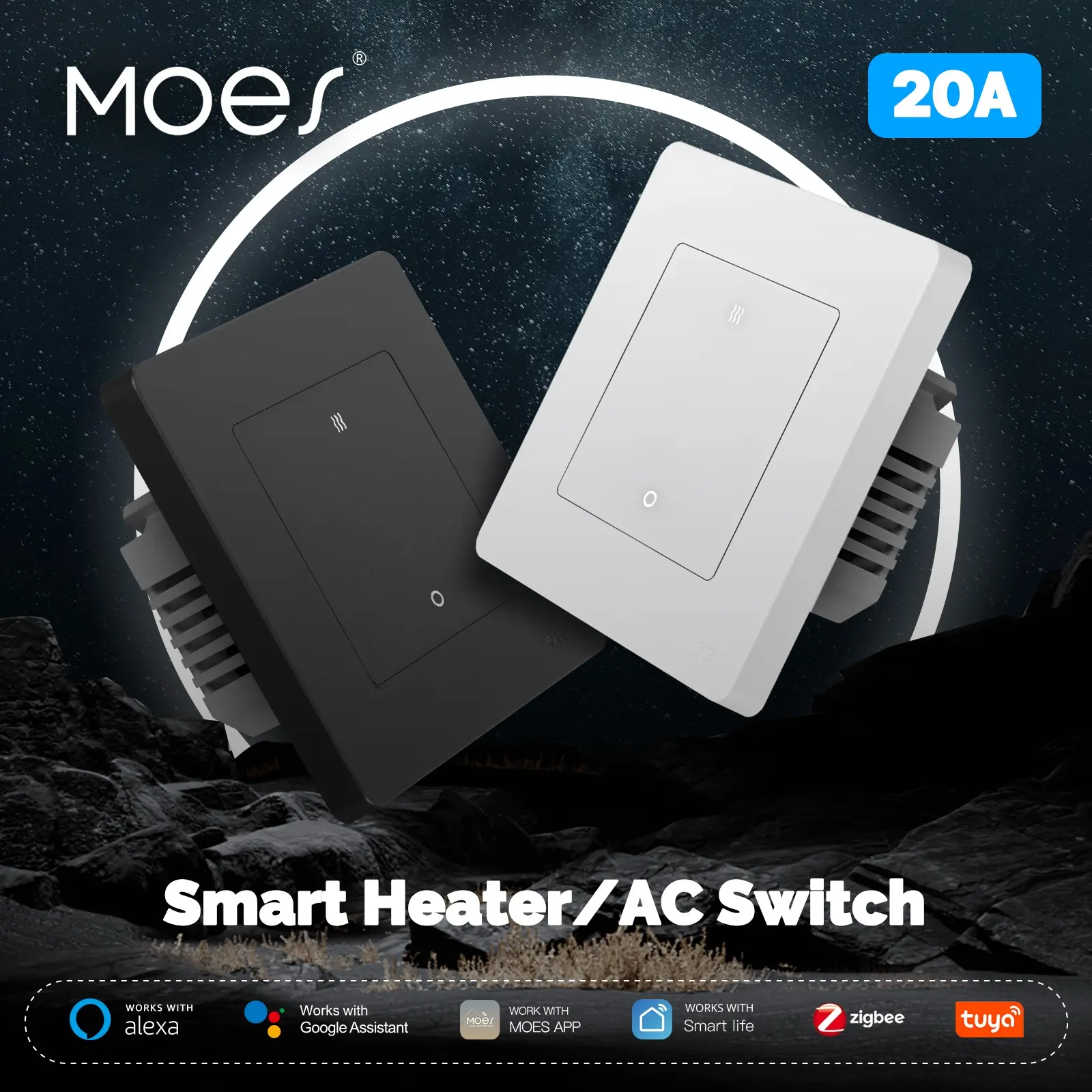 China Tuya 20A ZigBee Smart Heater AC Switch Factories, Factory