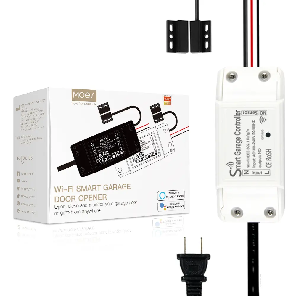 China MOES Wi-Fi Smart Garage Door Opener Remote switch Manufacturers, Factories