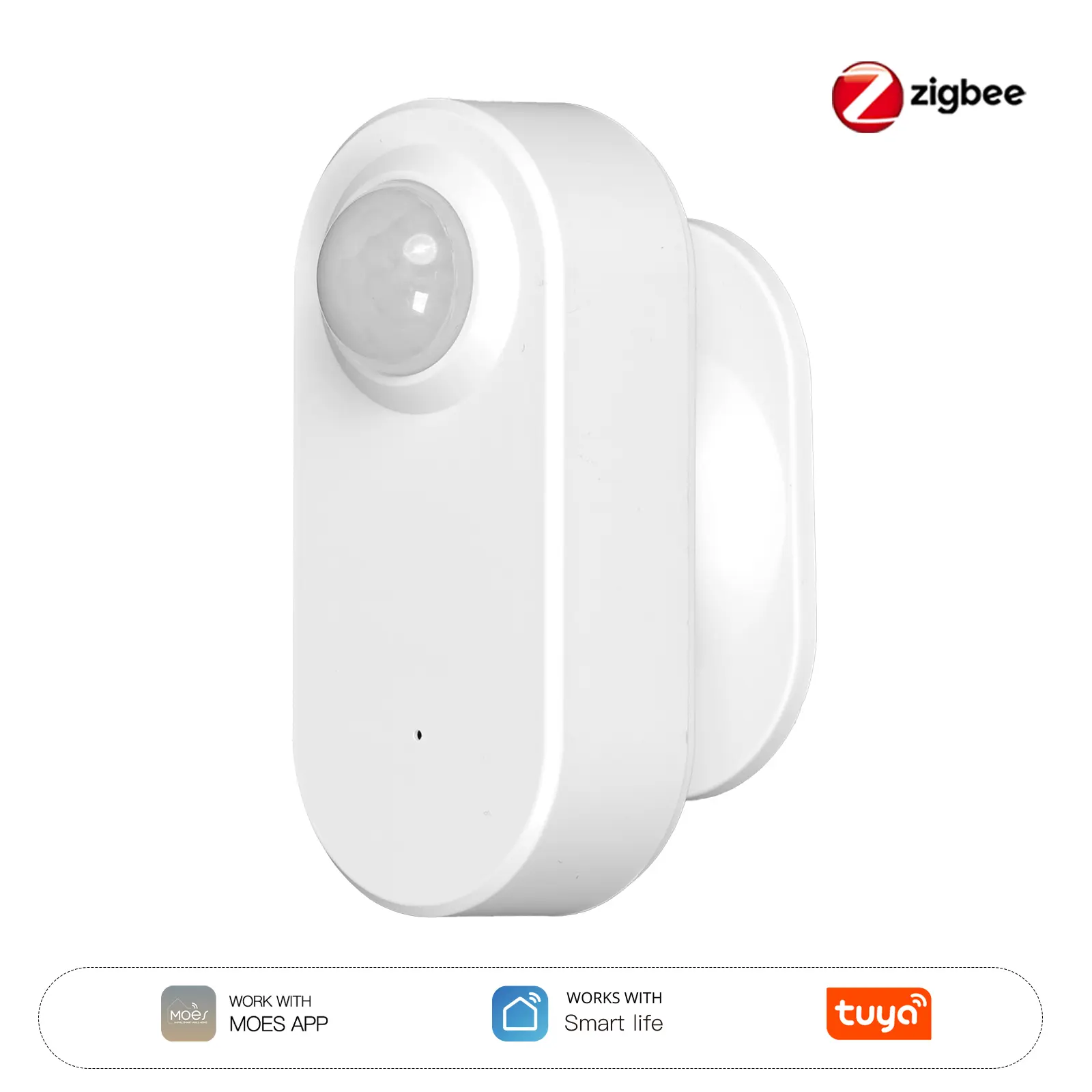 Wholesale MOES ZigBee Radar 24GHz mmWave Wireless Human Presence PIR Sensor Manufacturers, Supplier