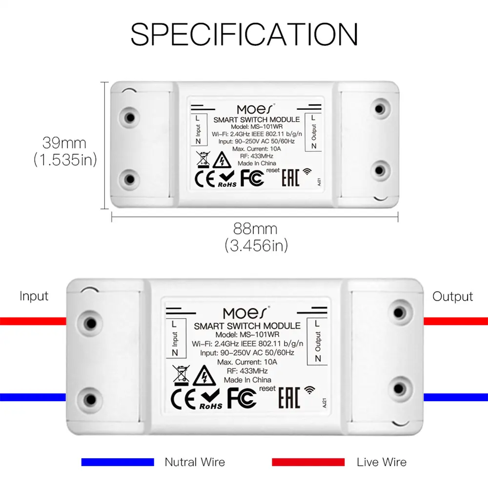Wholesale RF433Mhz+Wifi Wireless Remote Control Smart Switch,Wall Panel Transmitter Manufacturer, Factory
