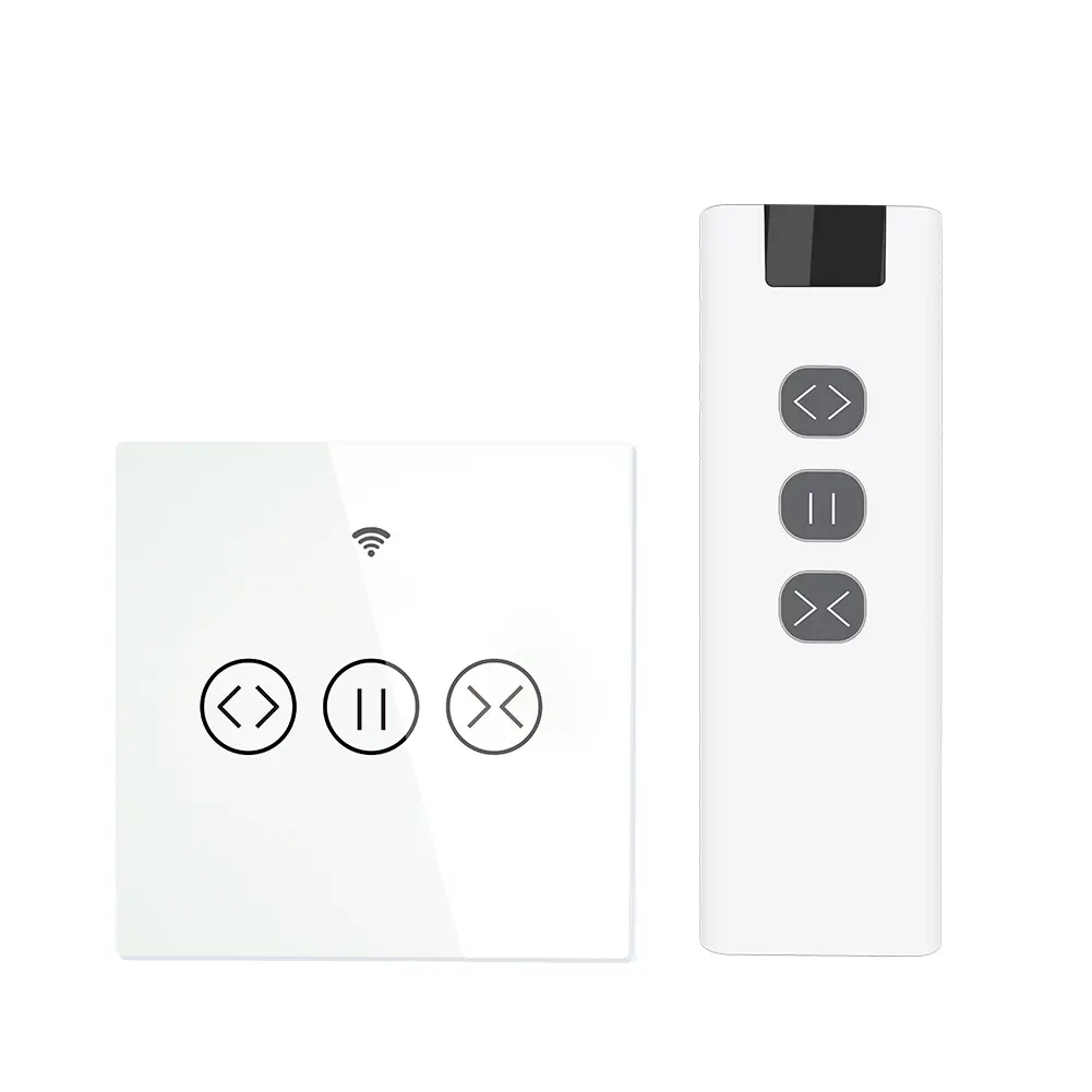China Moes WiFi RF433 Bluetooth Smart Touch Panel Curtains Switch Factories, Factory