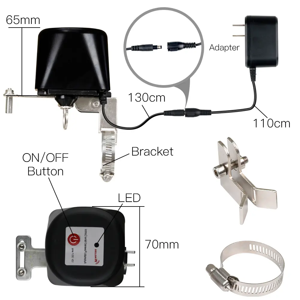 Wholesale Tuya Smart WiFi Water Gas Valve Controller Home Automation Sensor Supplier, Suppliers