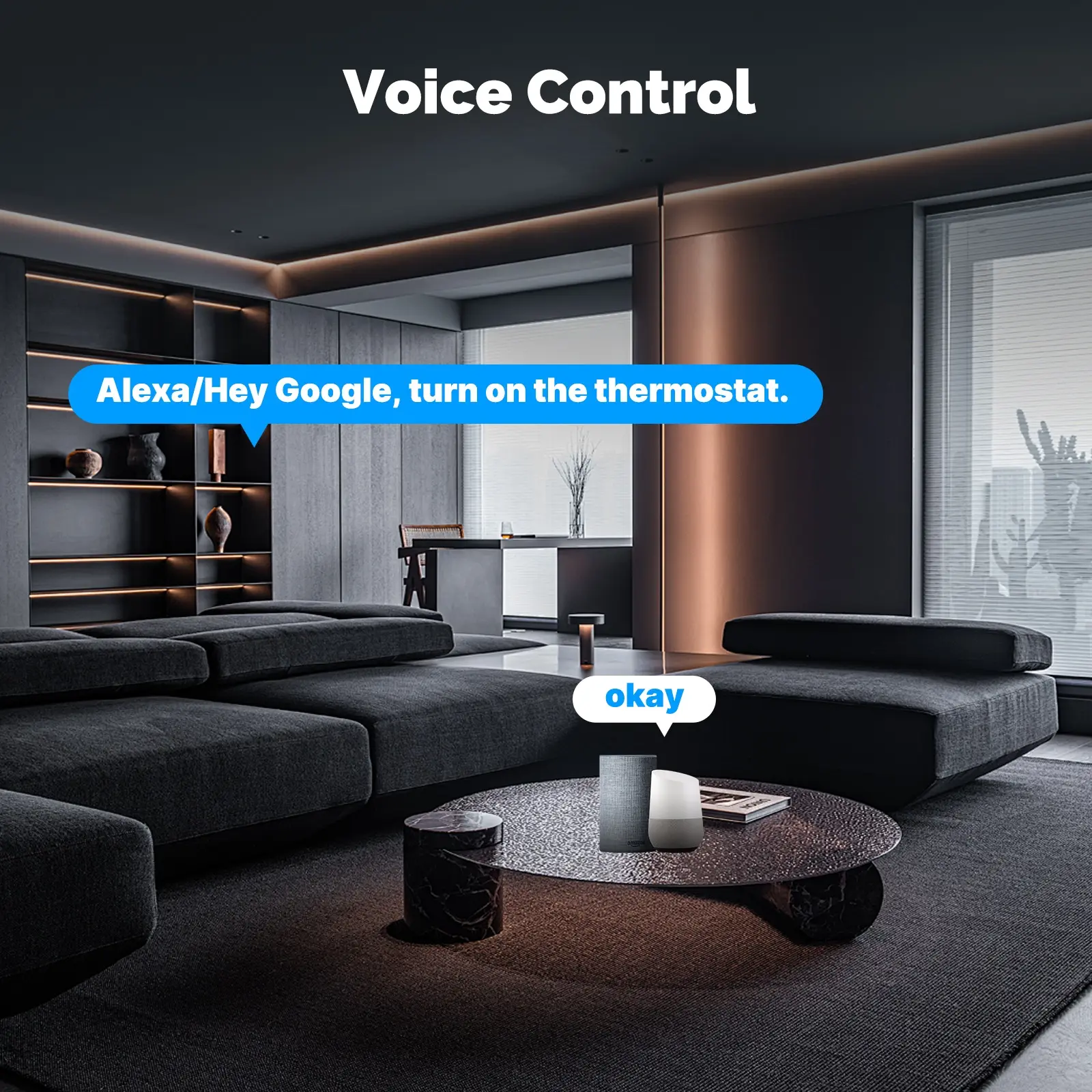 China MOES Tuya ZigBee Smart Knob Thermostat Star Ring Series Temperature Controller Water Boiler Electric Heating Manufacturer, Factories