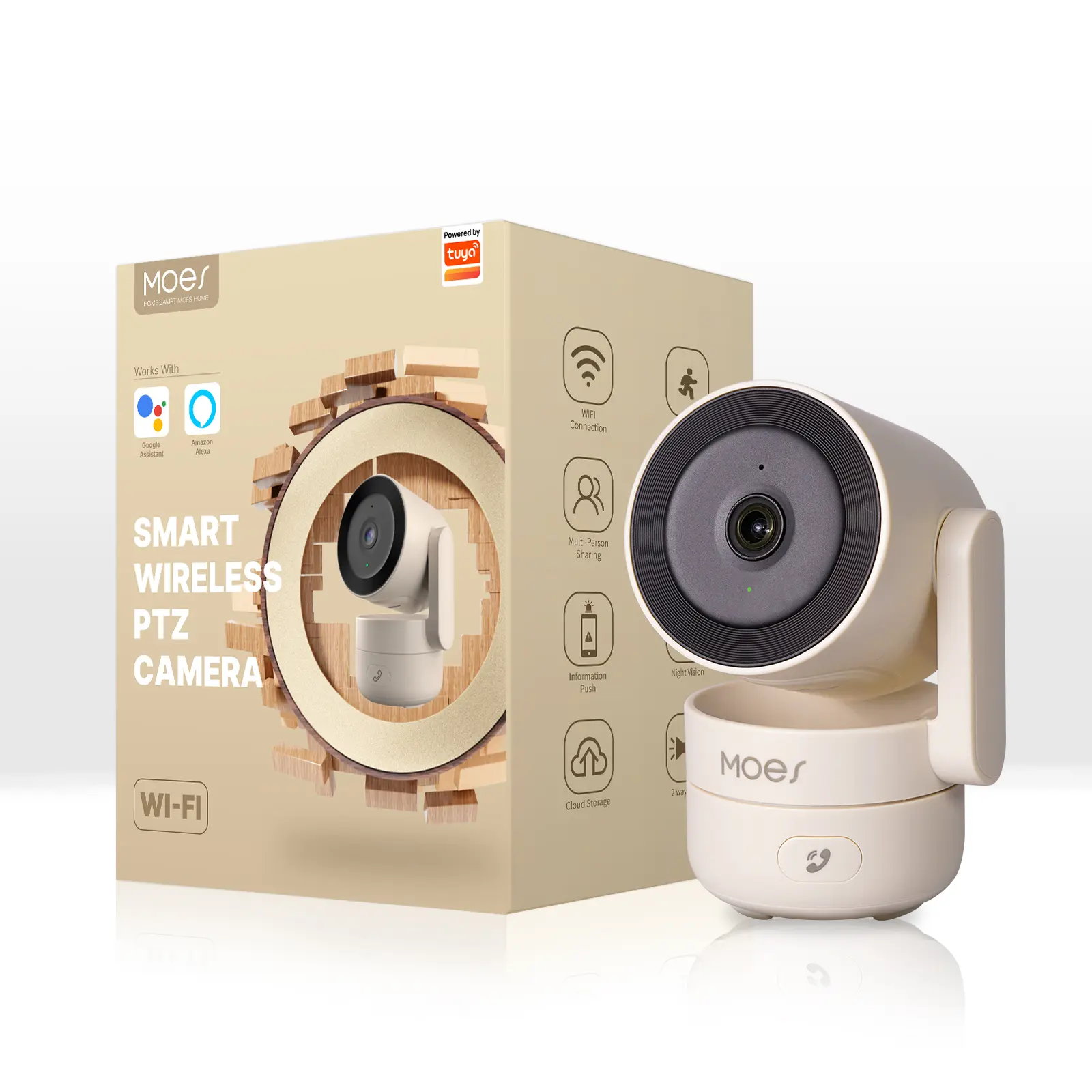 China WiFi Indoor Smart Camera 4MP HD Night Vision Detection Monitor Supplier, Factories