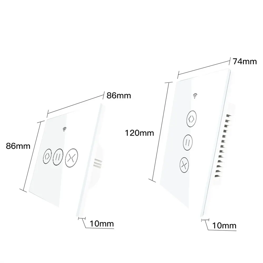 Wholesale Moes WiFi RF433 Smart Touch Panel Curtains Roller Manufacturers, Suppliers