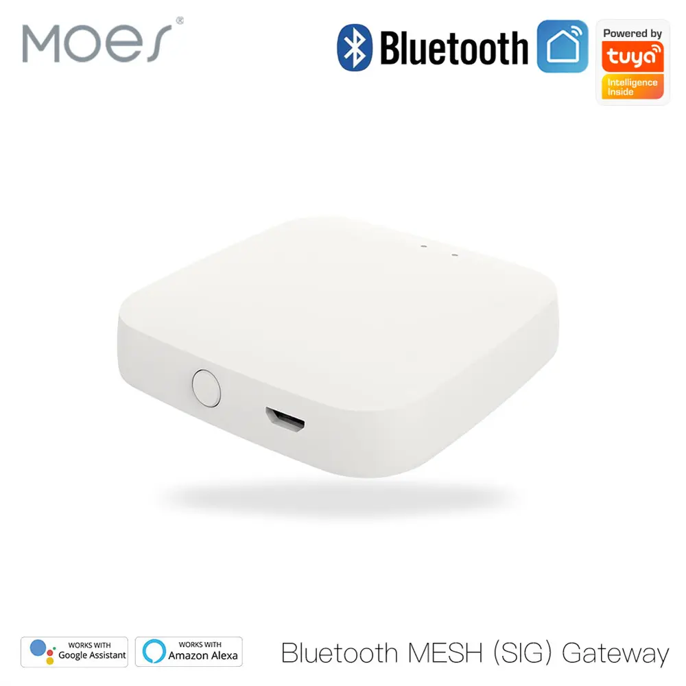 China MOES Wireless Tuya Bluetooth MESH Gateway Smart WiFi Hub Supplier, Factory