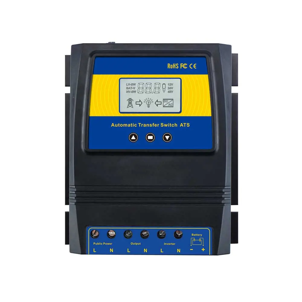 China 11KW 50A Dual Power Automatic Transfer Switch for Solar /Wind System Suppliers, Factory