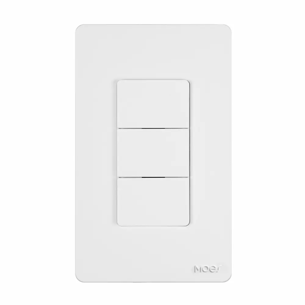 Wholesale MOES Tuya WiFi Smart Switch US Version 1-4 Gang Outgoing Ground Neutral Wire App Remote Control Work With Alexa Google Home Manufacturer, Suppliers
