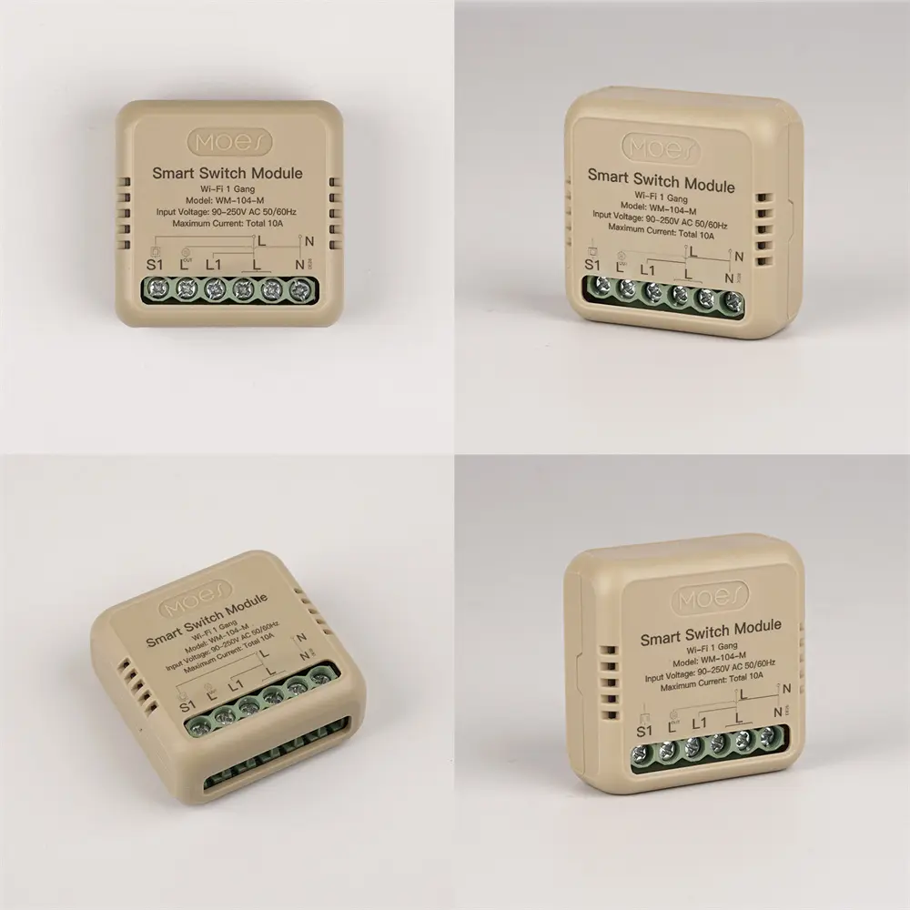 China MOES Tuya WiFi Mini Smart Switch Module Relay Timer Home Automation Voice Control Google Home Alexa Supplier, Suppliers