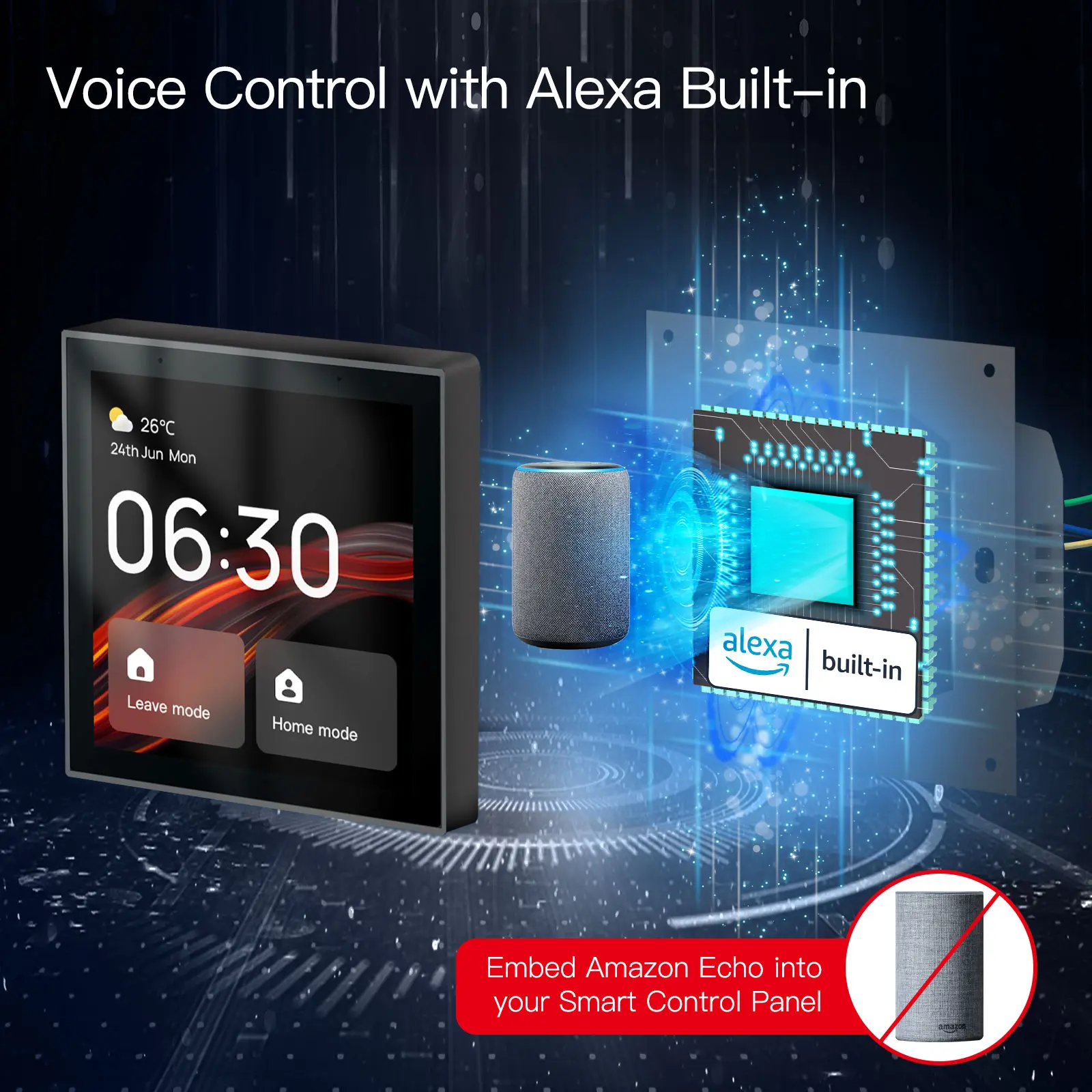 China Tuya Smart Touch Screen Control Panel ZigBee Gateway 4 Inch Manufacturers, Factories