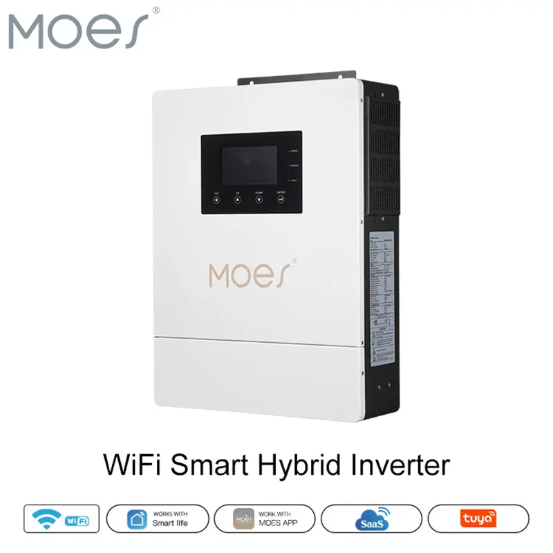 China MOES WiFi Smart Hybrid Solar Inverter 4.2KW 6.2KW Off-Grid 48V Charger Inverter with AC/DC Control Single Output Inverter Manufacturer, Factories