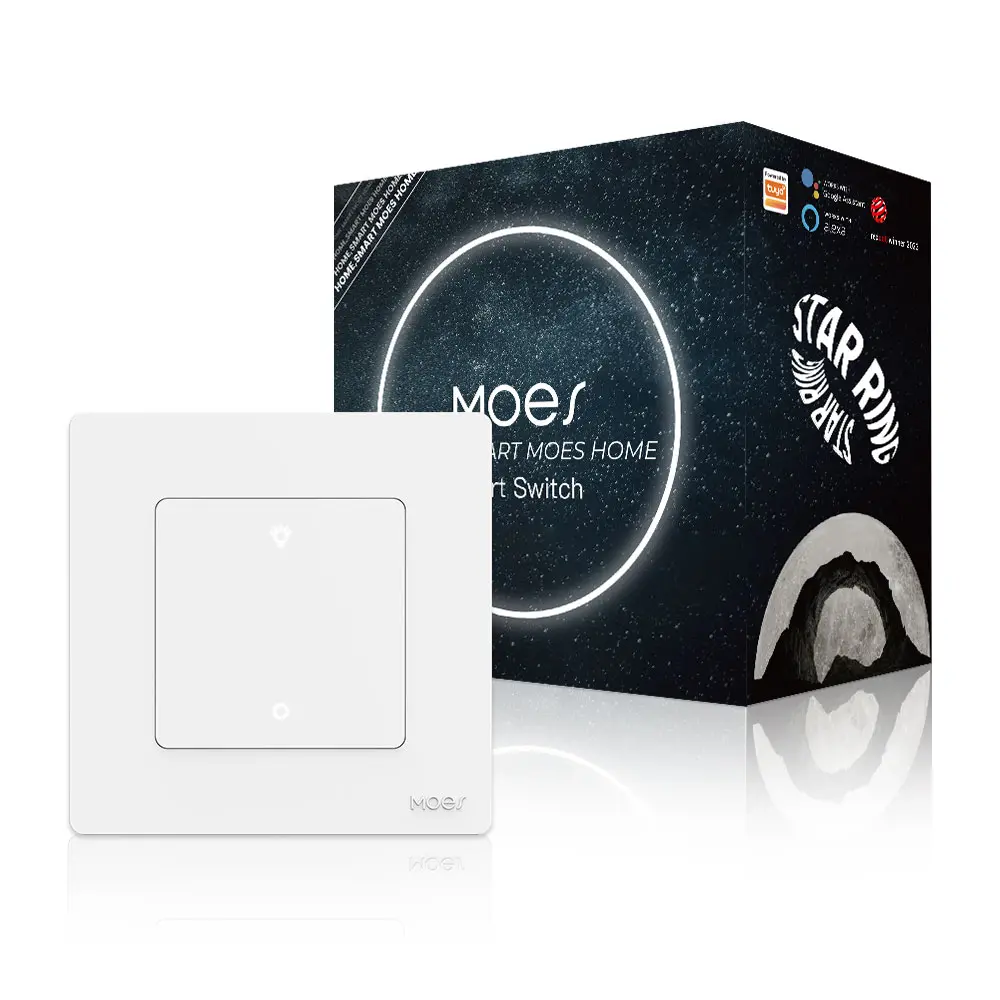 Wholesale MOES Star Ring ZigBee Smart Dimmer Switch Manufacturer, Factories