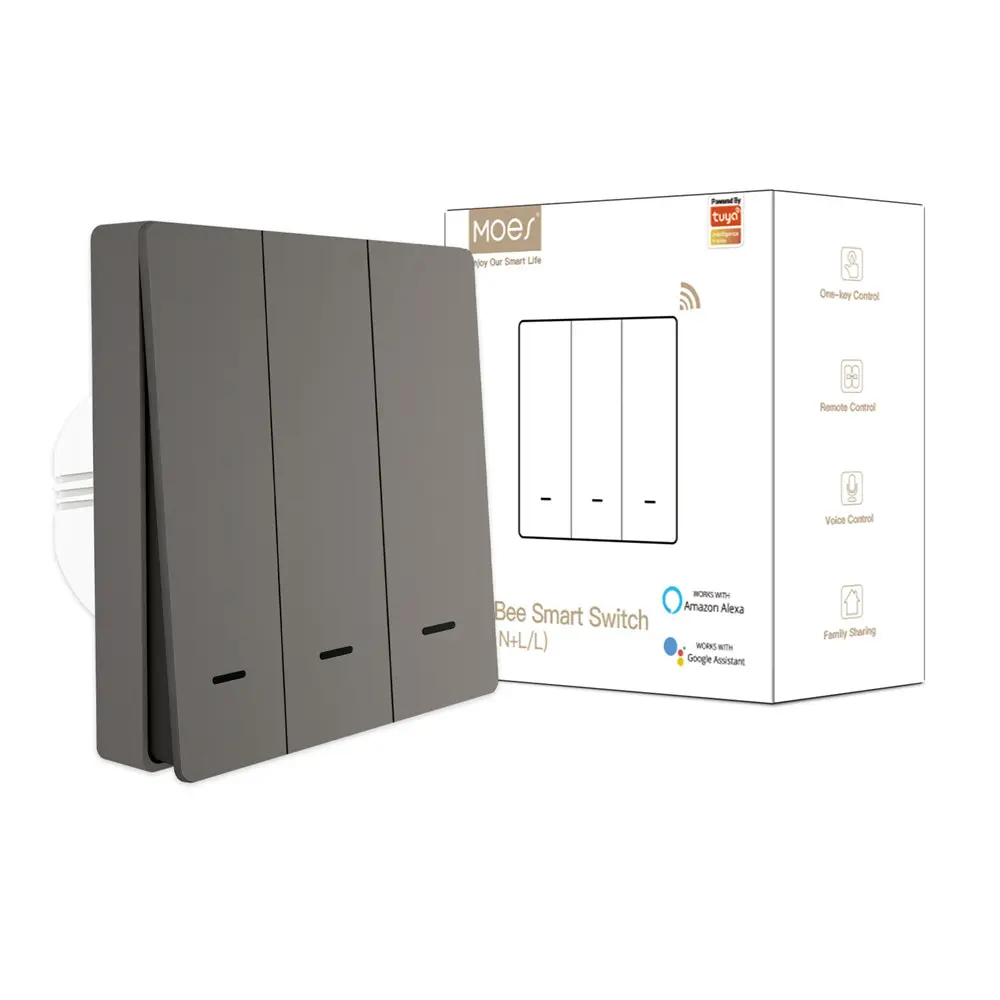 China ZIGBEE Light Switch with Neutral Wire or No Neutral Wire Manufacturers, Factories