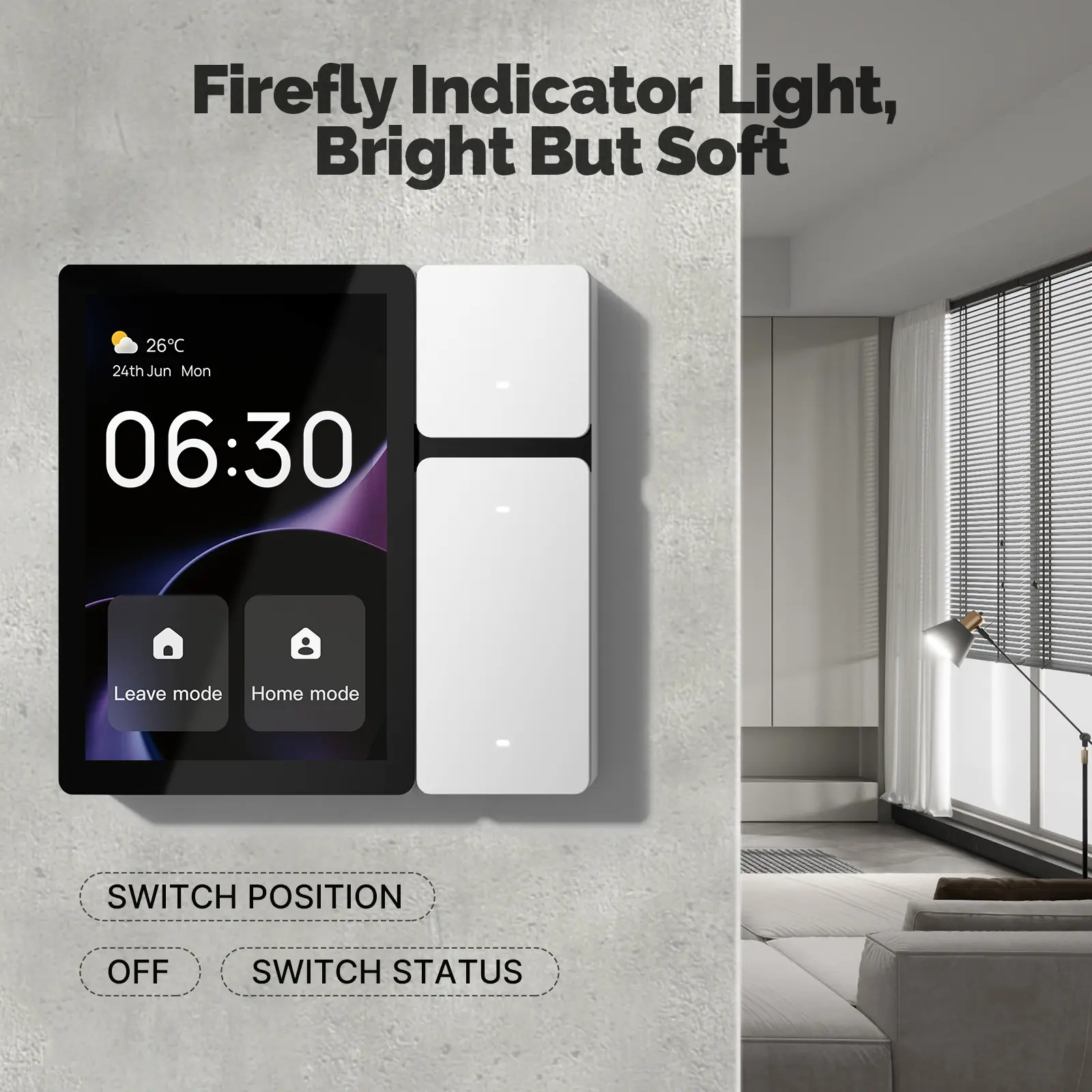 Wholesale MOES WiFi 3.5-inch Smart Control Panel Screen Manufacturers, Suppliers