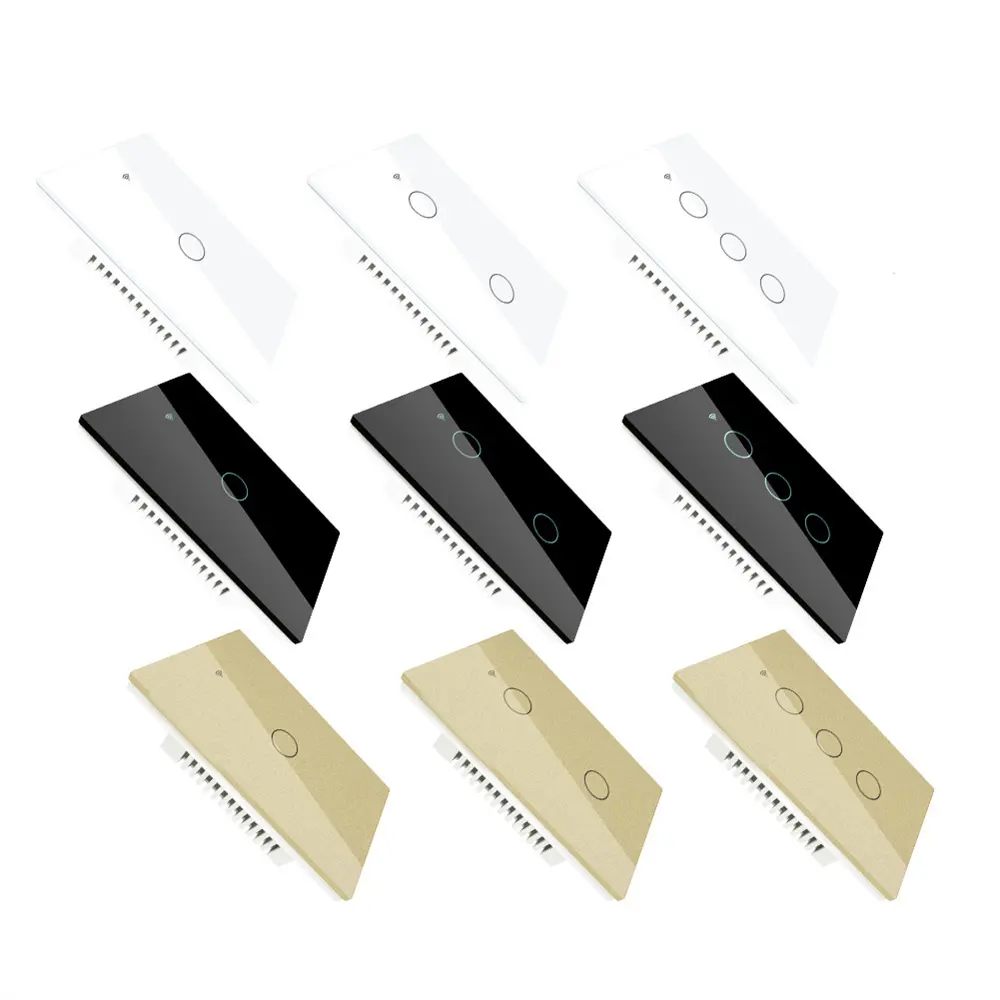 Wholesale Moes WiFi+RF433 Smart Touch Wall Light Switch Manufacturers, Factory