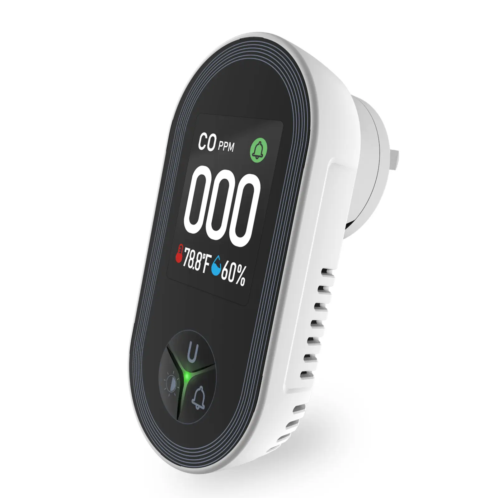 Wholesale MOES Plug-in Carbon Monoxide Detector Temperature Humidity Alarm Monitor Sensor Manufacturers, Supplier