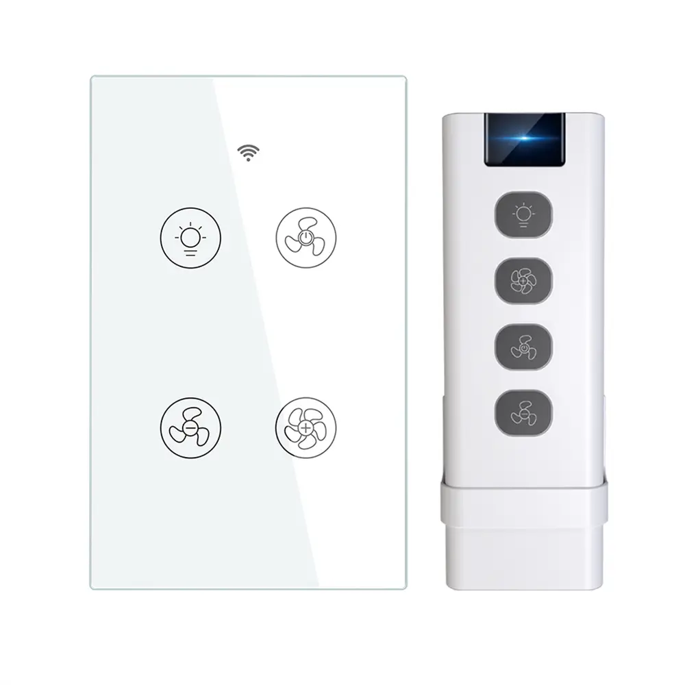 Wholesale MOES  WiFi RF Smart Ceiling Fan Light 2/3 Way Muilti-Control Suppliers, Factory