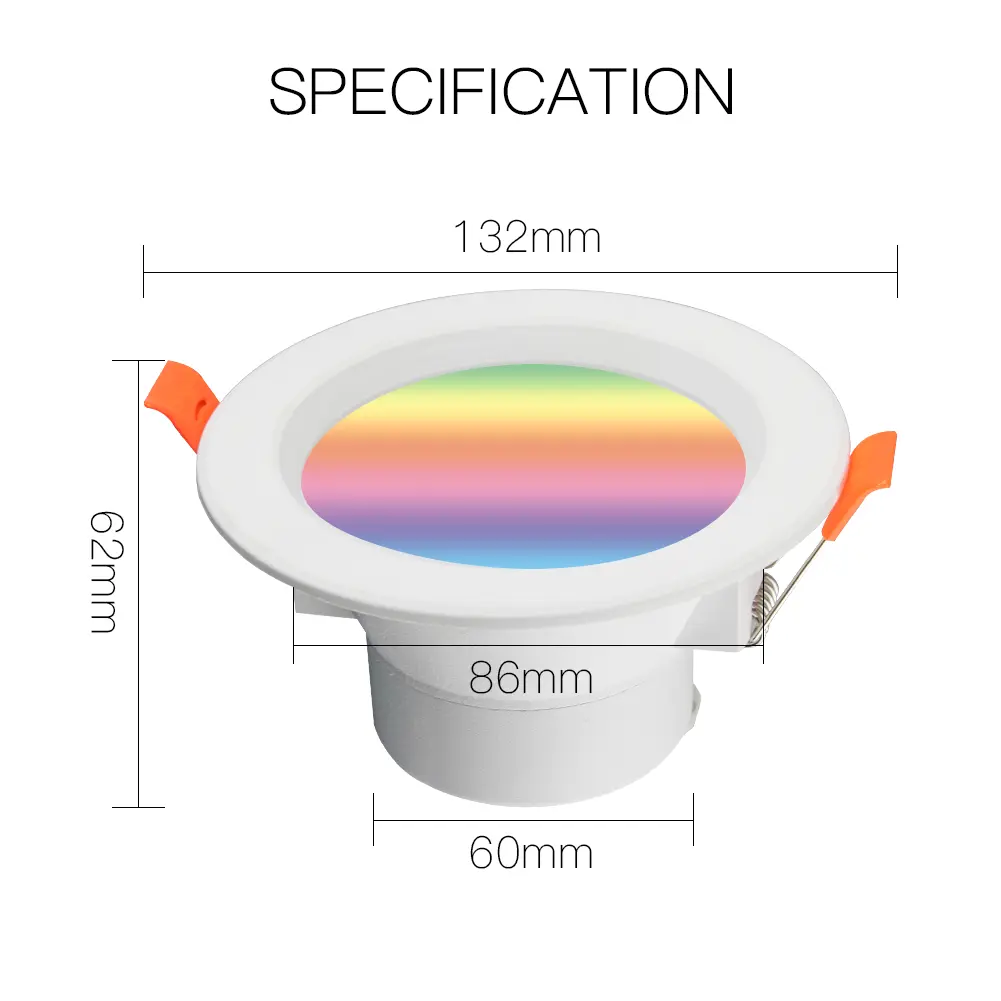 Wholesale MOES WiFi Smart Dimmable Round Recessed LED Spot Light Manufacturers, Suppliers