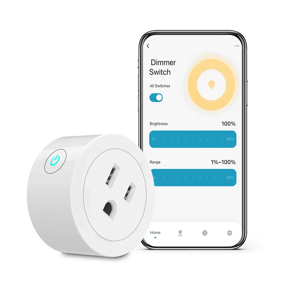 Wholesale MOES WiFi Smart Power Socket Plug US Tuya Smart Life App for Alexa Google Assistant Voice Control Smart Home Automation Manufacturer, Manufacturers