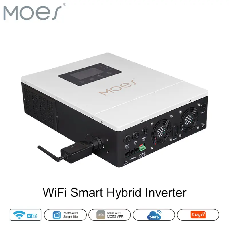 China MOES WiFi Smart Hybrid Solar Inverter 4.2KW 6.2KW Off-Grid 48V Charger Inverter with AC/DC Control Single Output Inverter Manufacturer, Factories