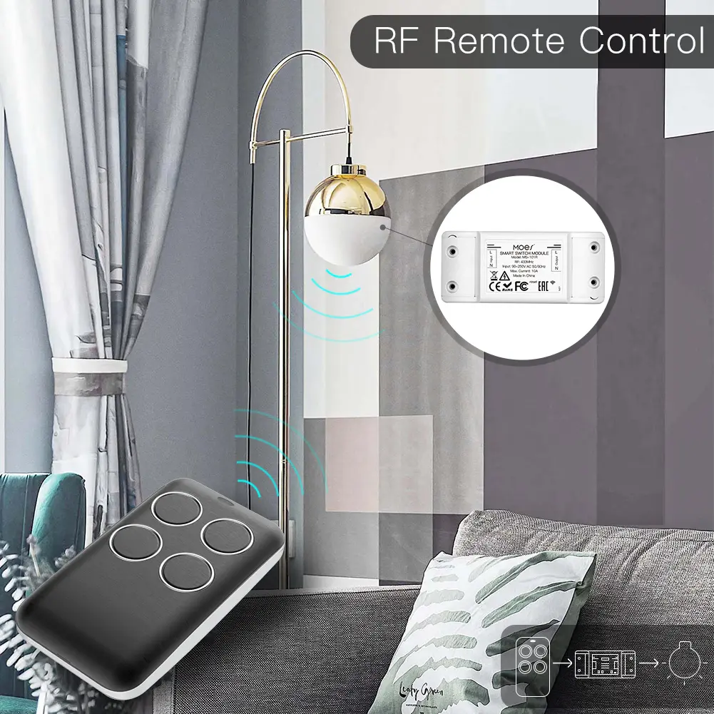 Wholesale RF433Mhz+Wifi Wireless Remote Control Smart Switch,Wall Panel Transmitter Manufacturer, Factory