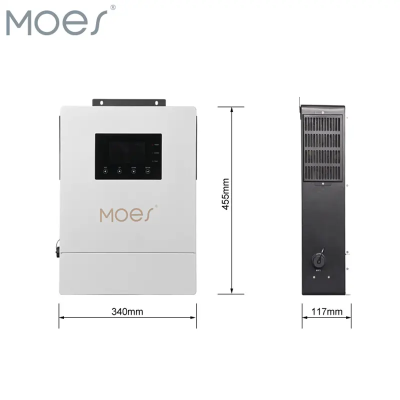 China MOES WiFi Smart Hybrid Solar Inverter 4.2KW 6.2KW Off-Grid 48V Charger Inverter with AC/DC Control Single Output Inverter Manufacturer, Factories