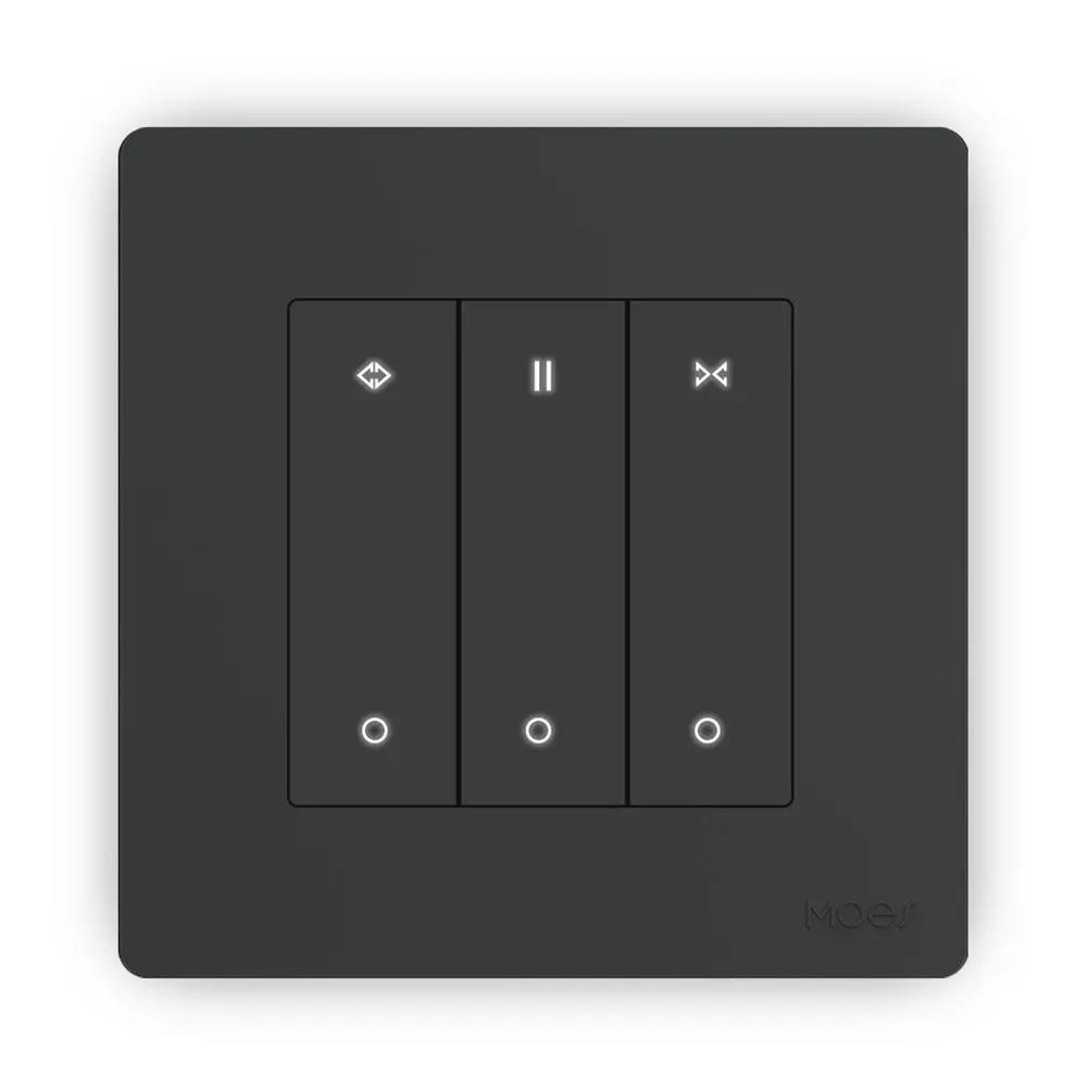 China MOES ZigBee Roller Shutter Electric Curtains Switch Manufacturer, Suppliers