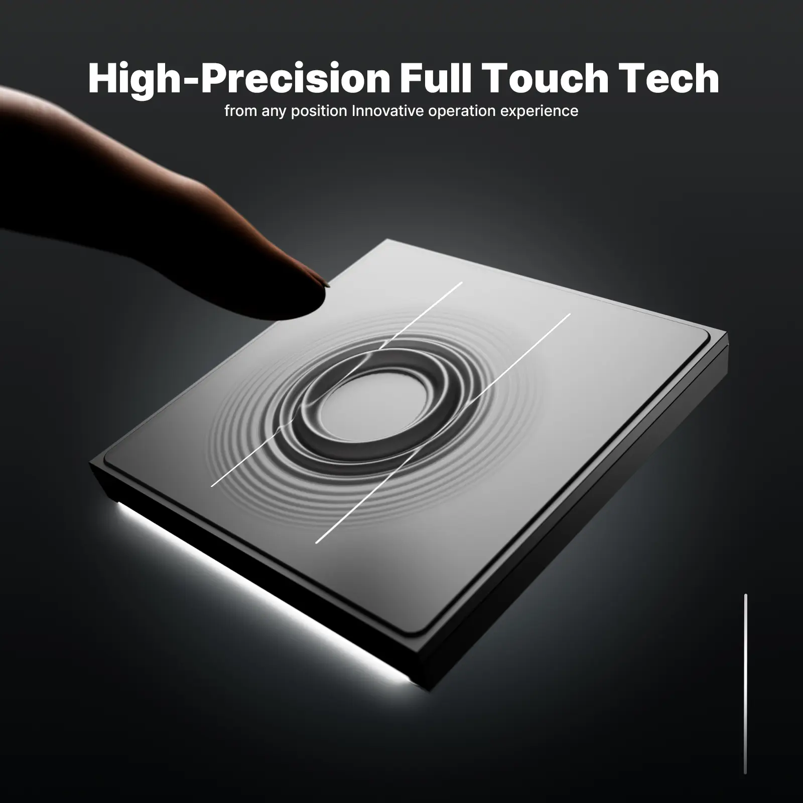 Wholesale MOES WIFi Star Feather Tuya Switch Smart Push Button Neutral Light Scene 2in1 Switch Remote Control Manufacturer, Suppliers