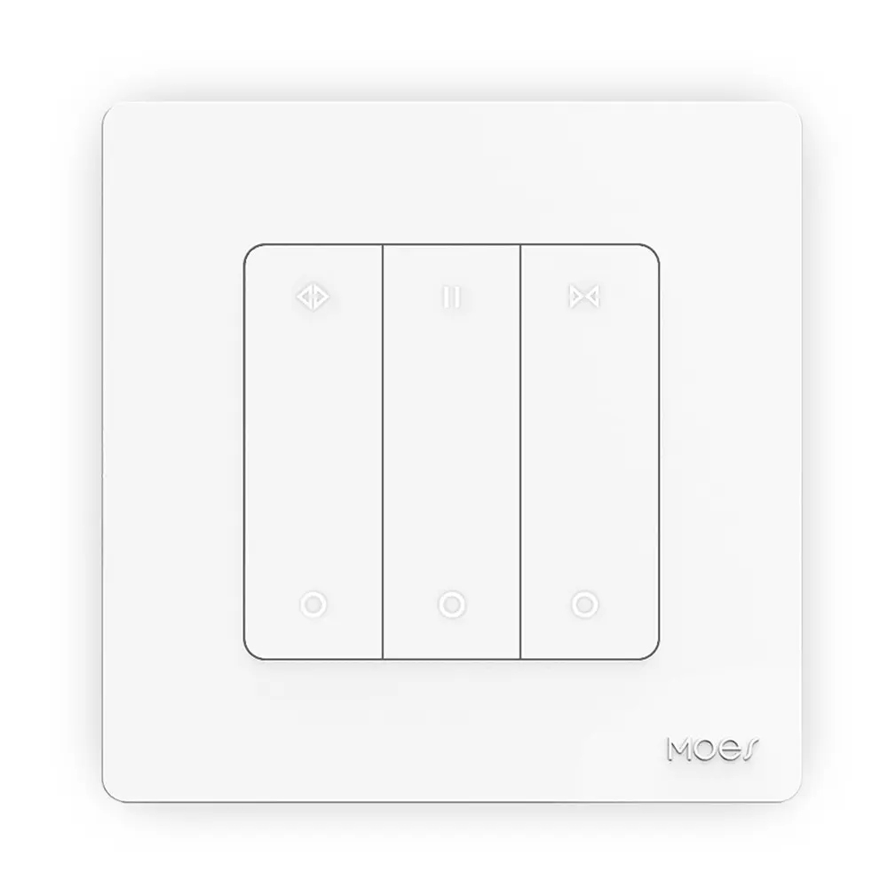 China MOES ZigBee Roller Shutter Electric Curtains Switch Manufacturer, Suppliers